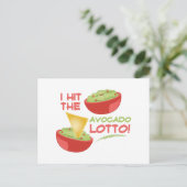 Avacado Lotto Briefkaart (Staand voorkant)