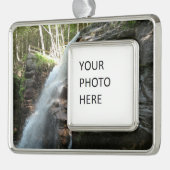 Avalanche Falls Verzilverd Omlijst Ornament (Links)