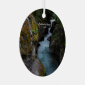 Avalanche Gorge Glacier National Park Metalen Ornament (Voorkant Rechts)