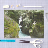Avalanche Gorge II in Glacier National Park Tissuepapier (Craft)