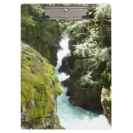 Avalanche Gorge II in het Nationaal Park Glacier Klembord (Voorkant)