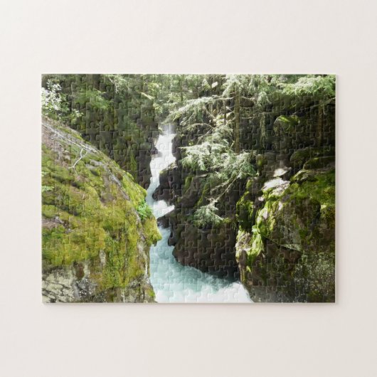 Avalanche Gorge II in het Nationaal Park Glacier Legpuzzel (Horizontaal)