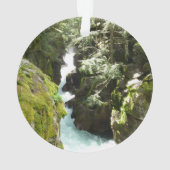 Avalanche Gorge II in het Nationaal Park Glacier Ornament (achterkant)