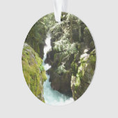 Avalanche Gorge II in het Nationaal Park Glacier Ornament (voorkant)