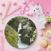 Avalanche Gorge II in het Nationaal Park Glacier Papieren Bordje (Feest)