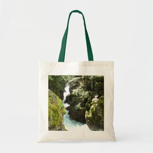 Avalanche Gorge II in het Nationaal Park Glacier Tote Bag (Voorkant)
