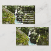 Avalanche Gorge II in het Nationaal Park Glacier Visitekaartje (Voorkant / Achterkant)