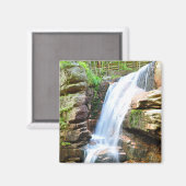 Avalanche Herfsten Waterval New Hampshire Magnet (Voorkant / Achterkant)