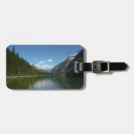 Avalanche Lake I in Glacier National Park Bagagelabel (Voorkant horizontaal)