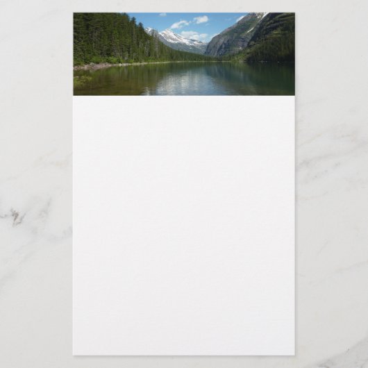 Avalanche Lake I in Glacier National Park Briefpapier (Voorkant)