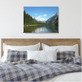 Avalanche Lake I in Glacier National Park Canvas Afdruk (Insitu (Slaapkamer))