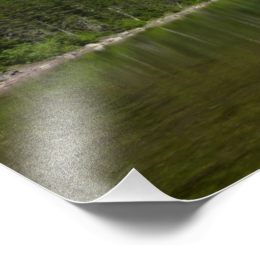 Avalanche Lake I in Glacier National Park Foto Afdruk (Hoek)