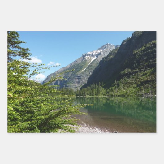 Avalanche Lake I in Glacier National Park Inpakpapier Vel (Voorkant 2)