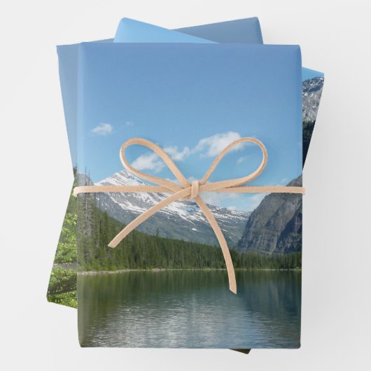 Avalanche Lake I in Glacier National Park Inpakpapier Vel (In situ)