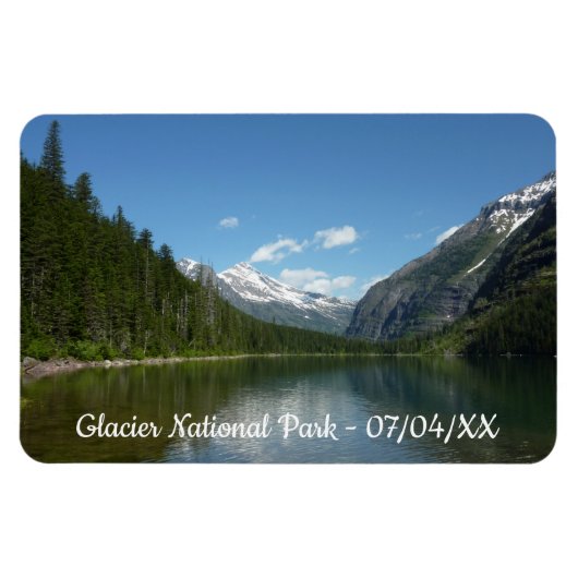 Avalanche Lake I in Glacier National Park Magneet (Horizontaal)