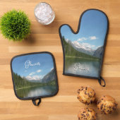 Avalanche Lake I in Glacier National Park Ovenwant & Pannenlap Set (Top down)