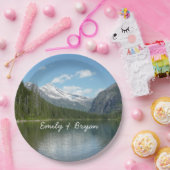 Avalanche Lake I in Glacier National Park Papieren Bordje (Feest)