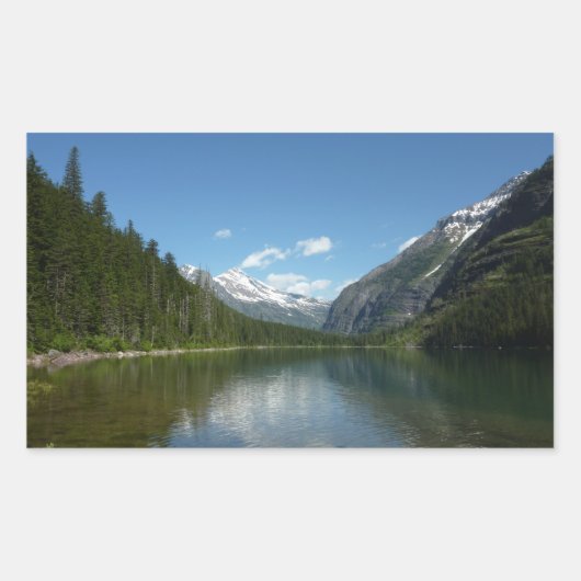 Avalanche Lake I in Glacier National Park Rechthoekige Sticker (Voorkant)