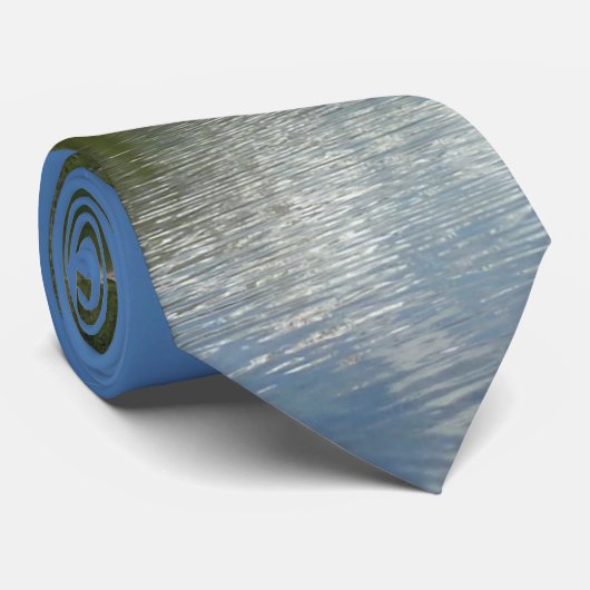 Avalanche Lake I in Glacier National Park Stropdas (Opgerold)