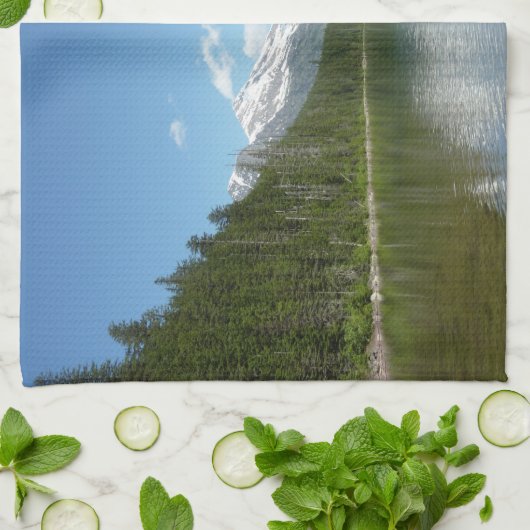 Avalanche Lake I in Glacier National Park Theedoek (Gevouwen)