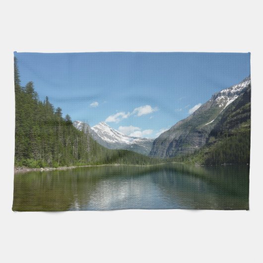 Avalanche Lake I in Glacier National Park Theedoek (Horizontaal)