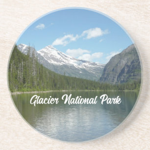 Avalanche Lake I in Glacier National Park Zandsteen Onderzetter