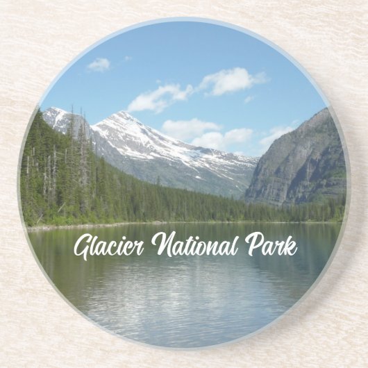 Avalanche Lake I in Glacier National Park Zandsteen Onderzetter (Voorkant)