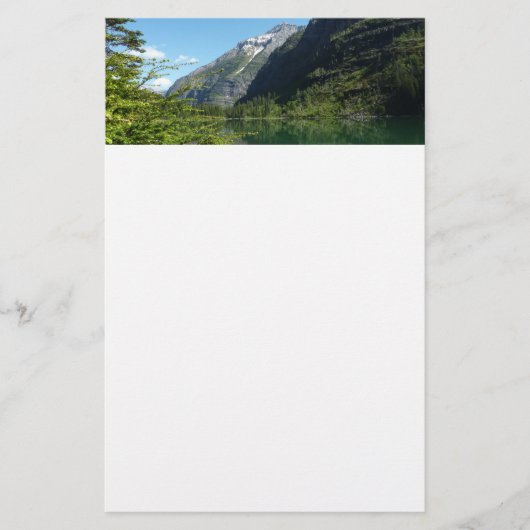 Avalanche Lake II in Glacier National Park Briefpapier (Voorkant)