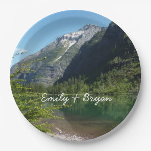 Avalanche Lake II in Glacier National Park Papieren Bordje
