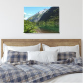Avalanche Lake II in het Nationaal Park Glacier Canvas Afdruk (Insitu (Slaapkamer))