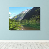 Avalanche Lake II in het Nationaal Park Glacier Canvas Afdruk (Insitu (Houten vloer))