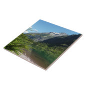 Avalanche Lake II in het Nationaal Park Glacier Tegeltje (Zijkant)