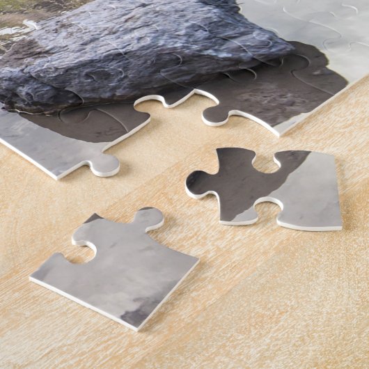 Avalanche Lake Montana. Legpuzzel (Zijkant)