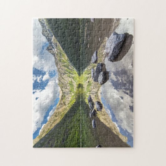 Avalanche Lake Montana. Legpuzzel (Verticaal)