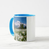 Avalanche lelies en Mount Rainier 2 Mok (Voorkant links)