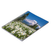 Avalanche lilies en Mount Rainier 2 Notitieboek (Linkerzijde)