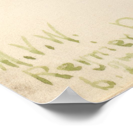 Avalanche Lily (Erythronium montanum) Poster (Hoek)