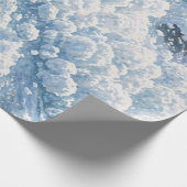 Avalanche Mountain Snow Scene Cadeaupapier (Hoek)
