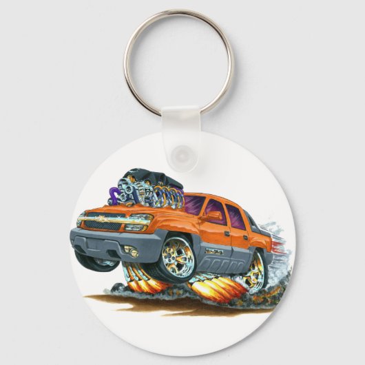 Avalanche Oranje Truck Sleutelhanger (Voorkant)