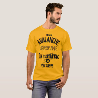 Avalanche Super Bar Marquette - Blue op Gold Shirt