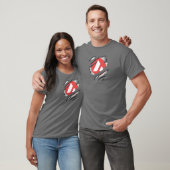 Avalanche Torn Afbeelding w/ Logo onthullen onder T-shirt (Unisex)