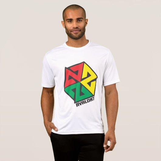 AVALON7 Inspiron Rasta. T-shirt (Voorkant volledig)