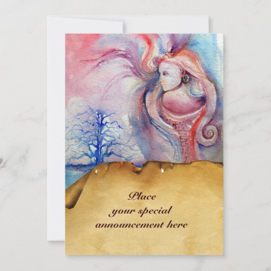 AVALON 1, rood geruwd perkament Kaart (Achterkant)