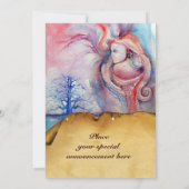 AVALON 1, rood perkament met de hand gemaakt Kaart (Achterkant)