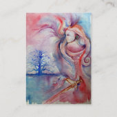 AVALON 4, roze paars blauw Visitekaartje (Achterkant)