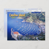 Avalon Bay, Catalina Island, Californië Briefkaart (Voorkant / Achterkant)