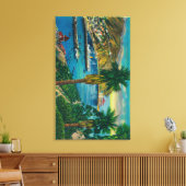 Avalon Bay, Santa Catalina Island, van Skyline Canvas Afdruk (Insitu (Woonkamer))