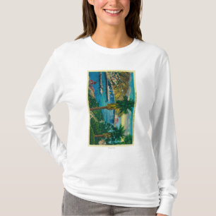 Avalon Bay, Santa Catalina Island, van Skyline T-shirt