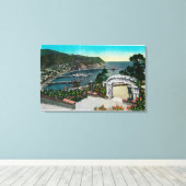 Avalon Bay uit de tuinen van Wrigley Canvas Afdruk (Insitu (Houten vloer))