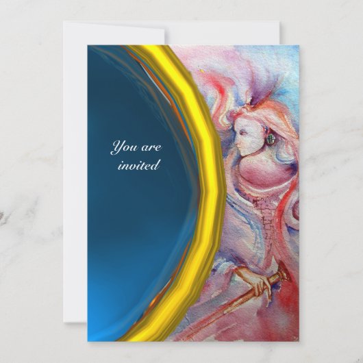 AVALON, blauw geslepen Kaart (Voorkant)